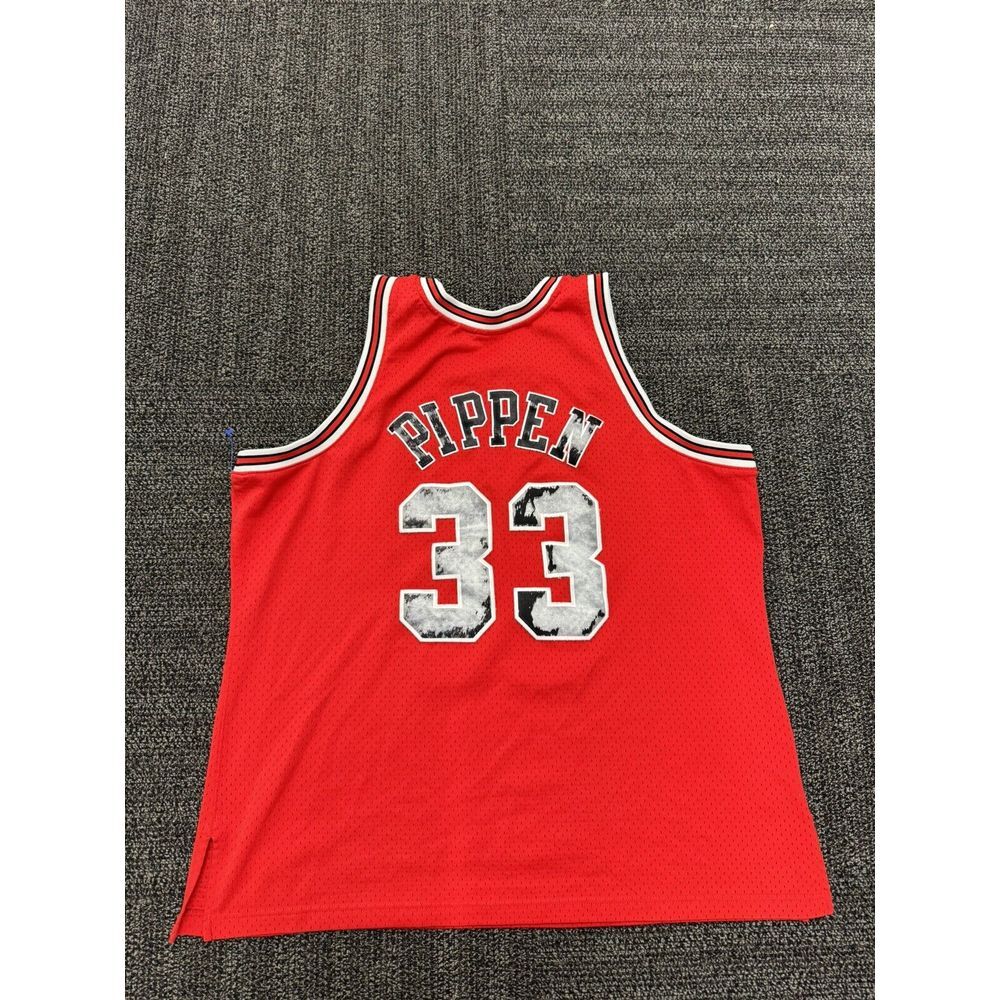 100% Authentic Scottie Pippen Mitchell Ness 97 98 Bulls Jersey Size 2xl‎